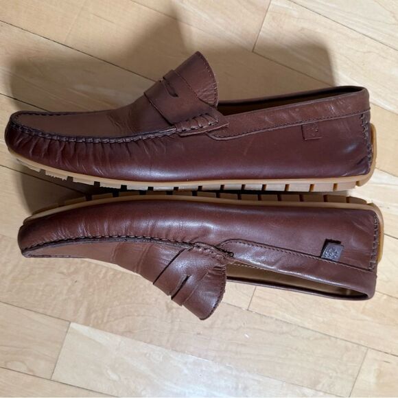 Ted Baker Alerrt Driving Loafer Shoe in Brown Chocolate 44 - Picture 14 of 16